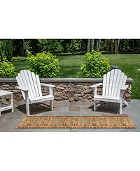 Liora Manne' Marina Tribal Stripe 1'11" x 7'6" Runner Rug