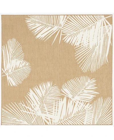Liora Manne' Carmel Palm 7'10" x 7'10" Square Rug