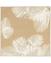 Liora Manne' Carmel Palm 7'10" x 7'10" Square Rug