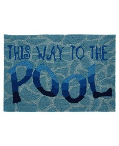 Liora Manne Frontporch This Way To The Pool Area Rug