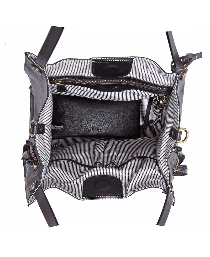 Old Trend Women's Genuine Leather Daisy Tote Bag