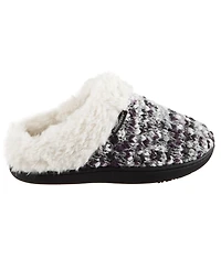 Isotoner Signature Women's Sweater Chunky Knit Amanda Hoodback Slippers