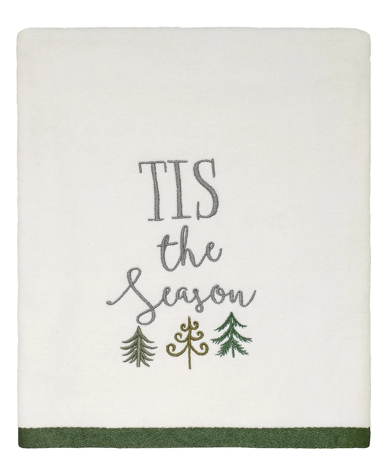 Avanti Christmas Trees Holiday Cotton Bath Towel, 27" x 50"