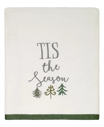 Avanti Christmas Trees Holiday Cotton Bath Towel, 27" x 50"
