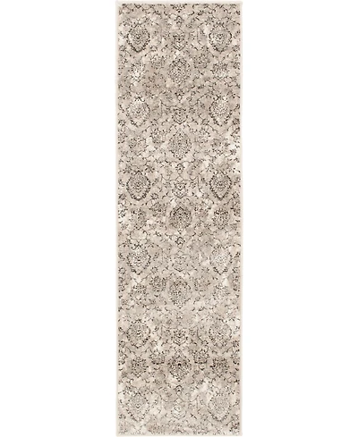 Closeout! Portland Textiles Alexia Tago Silver 2' x 7' Runner Rug