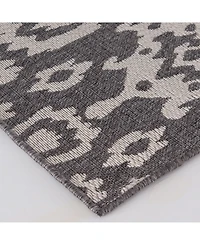Closeout! Portland Textiles Palermo Tusk Gray 5'3" x 7'7" Outdoor Area Rug