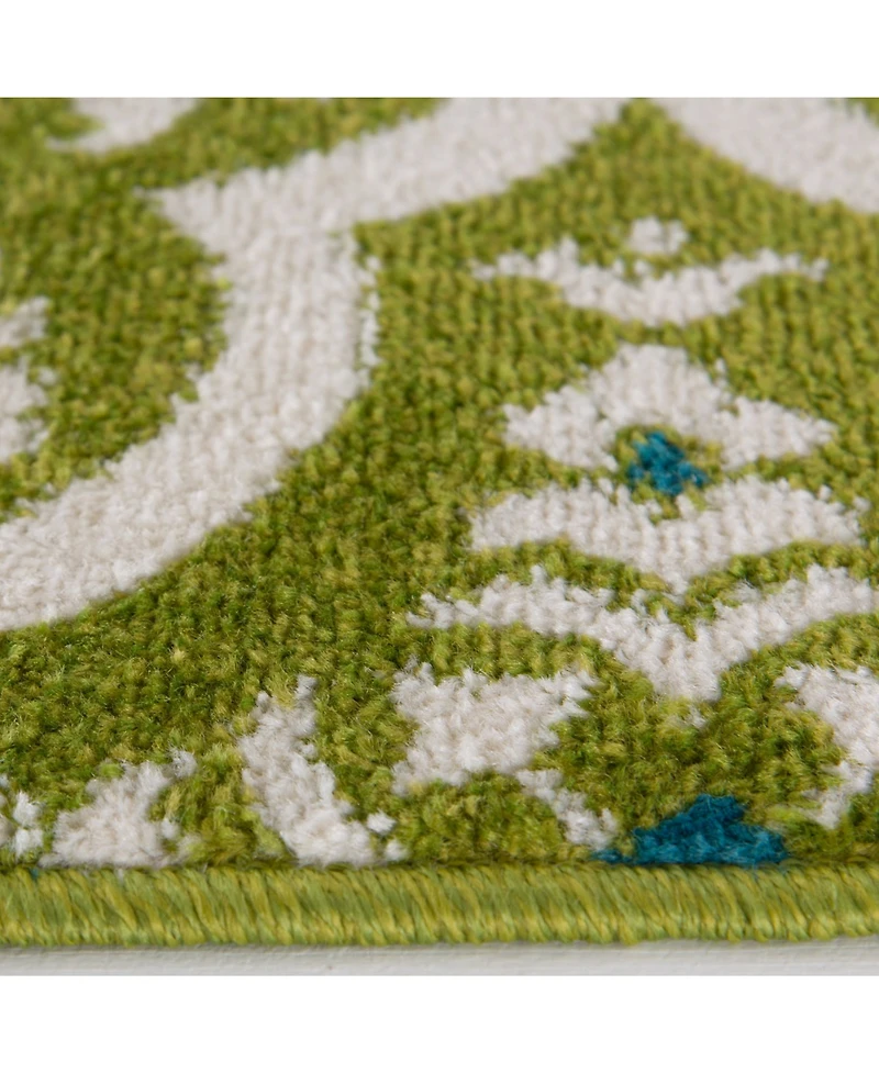 Closeout! Portland Textiles Tropicana Contoy 7'10" x 9'10" Outdoor Area Rug