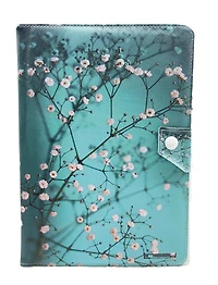 Linsay New 10.1" Tablet Octa Core 128GB Bundle with Spring Flowers Case Newest Android 14