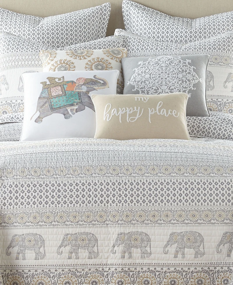 Levtex Nacala Elephant Safari 3-Pc. Quilt Set, Full/Queen