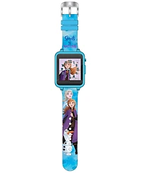 Accutime Kid's Frozen 2 Blue Silicone Strap Touchscreen Smart Watch 46x41mm