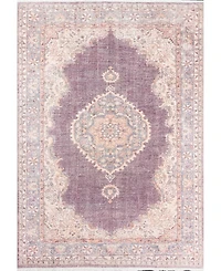 Momeni Helena Hel-5 Plum 5' x 8' Area Rug