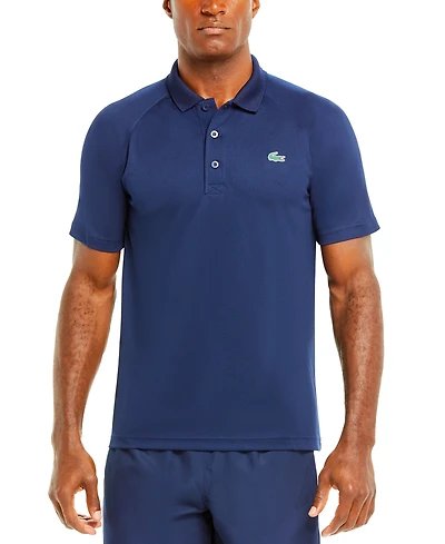 Lacoste Men's Breathable Run-Resistant Interlock Polo Shirt