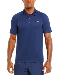 Lacoste Men's Breathable Run-Resistant Interlock Polo Shirt