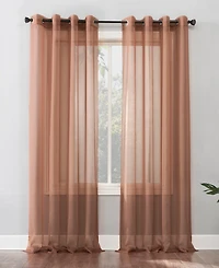 Sheer Voile Grommet Curtain Panel
