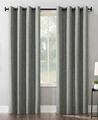 Kline Burlap Weave Thermal Blackout Curtain Panel Collection