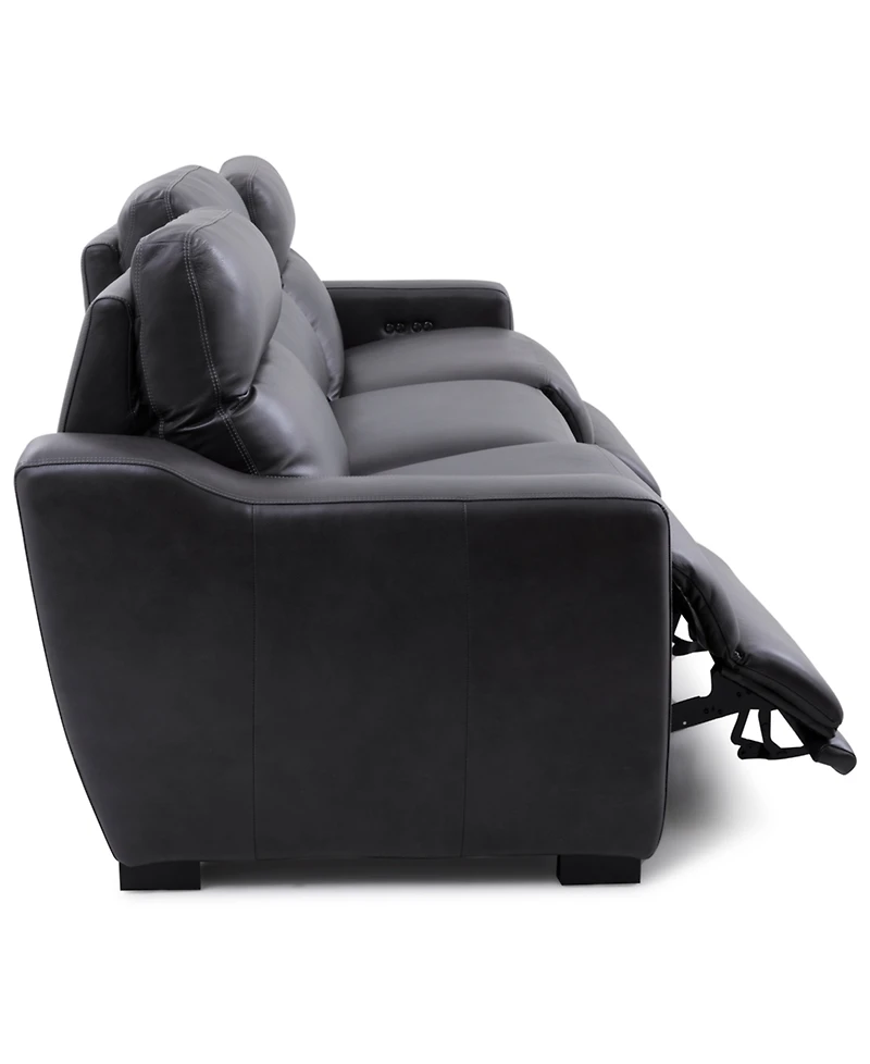 Gabrine -Pc. Leather Sofa with 2 Power Recliners