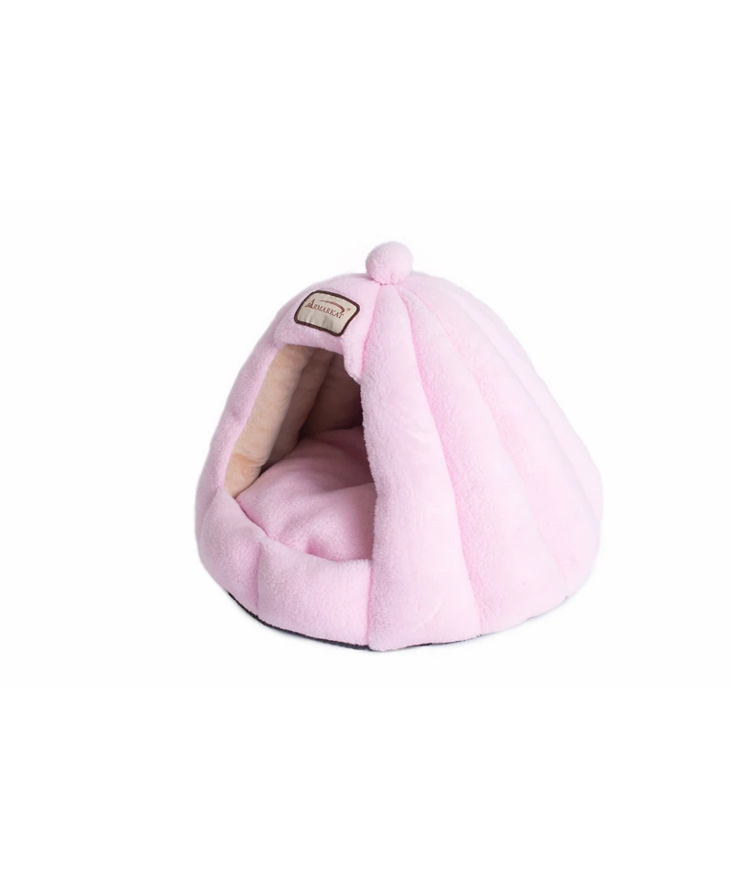Armarkat pumpkin Like House Cat Bed For Indoor Cats, Tent with Removable Washable Cushioned Pillow C95GFS Soft PInk