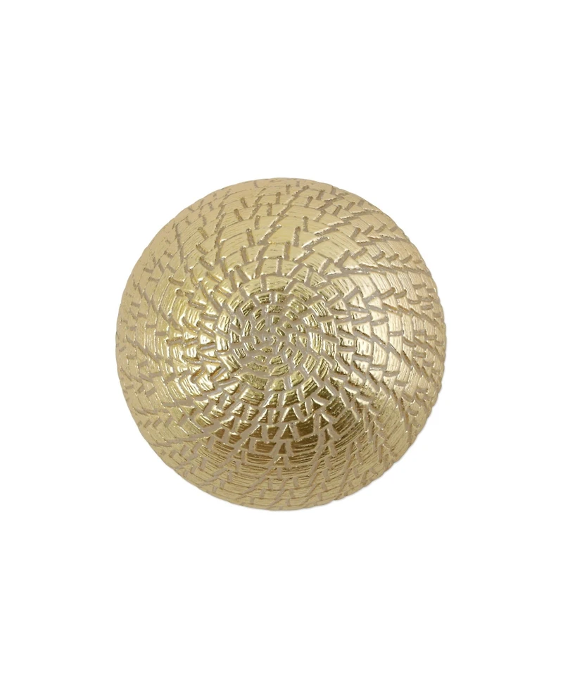 Vietri Rufolo Glass Gold Crocodile Small Bowl