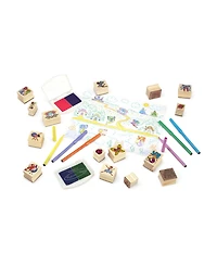 Melissa and Doug Deluxe Fairy Tale Wooden Stamp Set