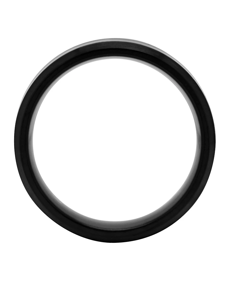 Macy's Men's Camo Inlay Stainless Steel Wedding Band