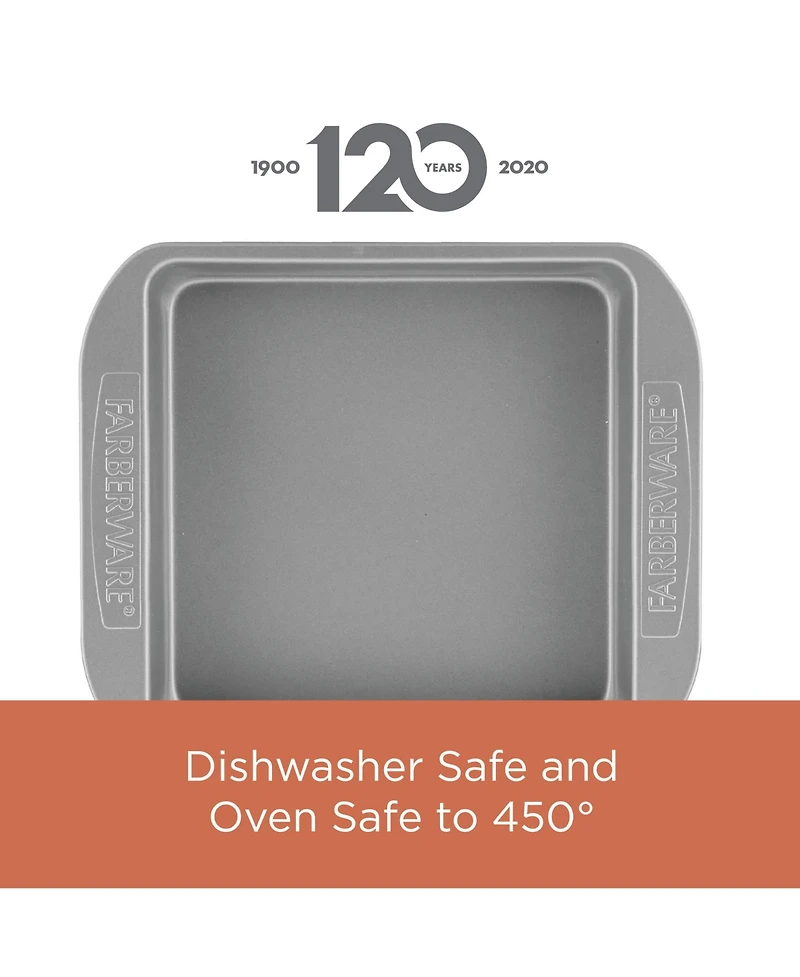 Farberware Nonstick Bakeware Perforated Pizza Pan and Baking Sheet Set, 2-Piece, Light Gray