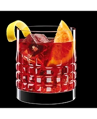 Mixology 12.75 Oz Charme Double Old Fashion Glasses, Set of 4