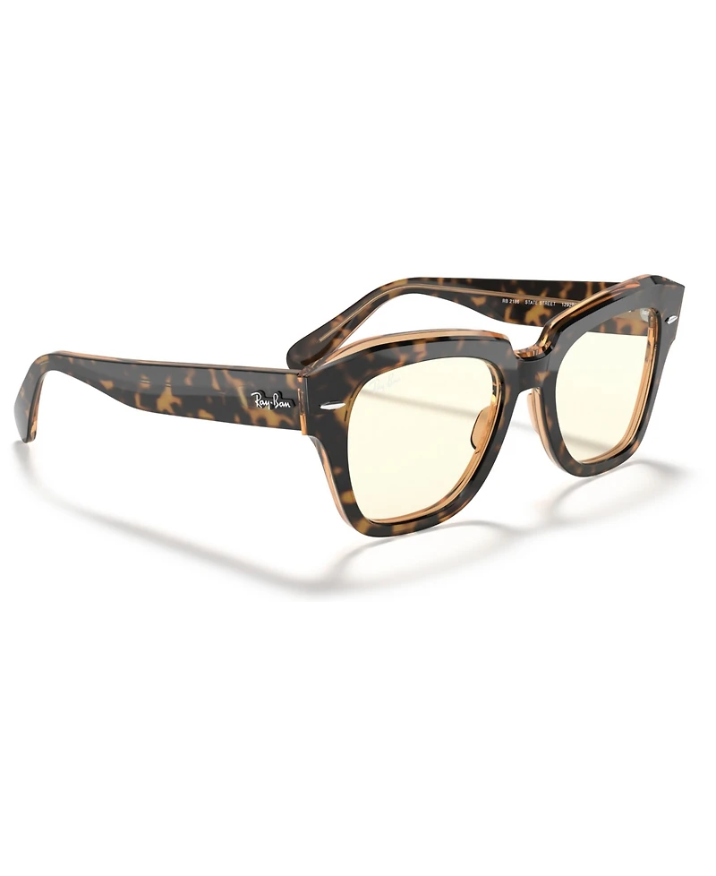 Ray-Ban Unisex State Street Blue Light Sunglasses, RB2186
