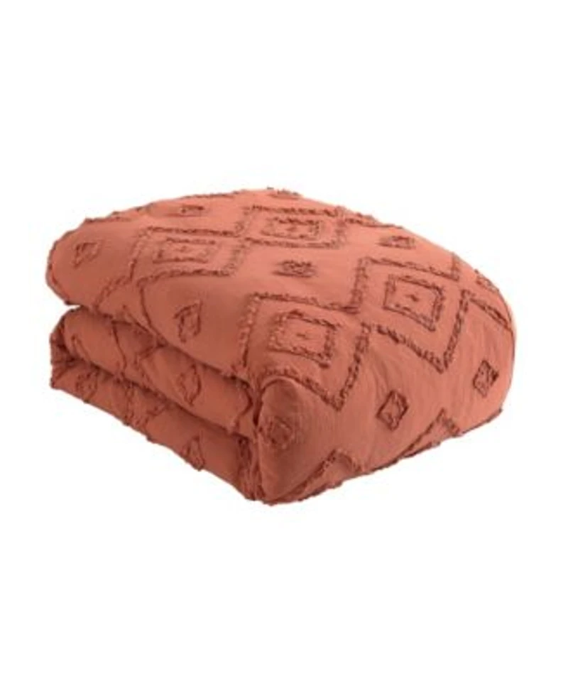 Swift Home Astonishing Rukai Clip Jacquard Gauze 5 Piece Comforter Set