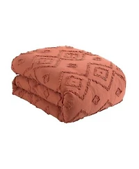 Swift Home Astonishing Rukai Clip Jacquard Gauze 5 Piece Comforter Set