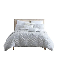 Swift Home Astonishing Rukai Clip Jacquard Gauze 5 Piece Comforter Set