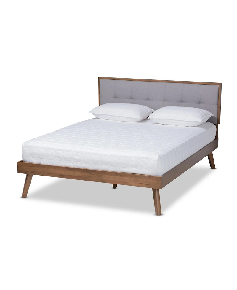 Alke Mid-Century Modern Full Size Platform Bed