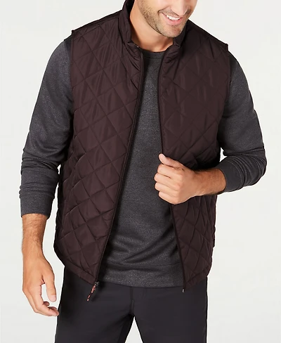Hawke & Co. Men's Diamond Quilted Heritage Vest, Created for Macy's