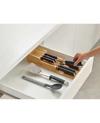 Joseph Joseph DrawerStore Bamboo 2-Tier Knife Organizer