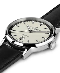 Hamilton Men's Swiss Automatic Intra-Matic Leather Strap Watch 40mm