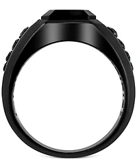 Effy Men's Onyx & Black Spinel Ring in Black Pvd over Sterling Silver