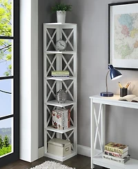 Oxford 5 Tier Corner Bookcase