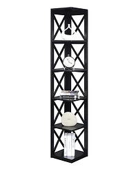 Oxford 5 Tier Corner Bookcase