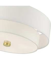 Meridian 4 Lights Semi Flush