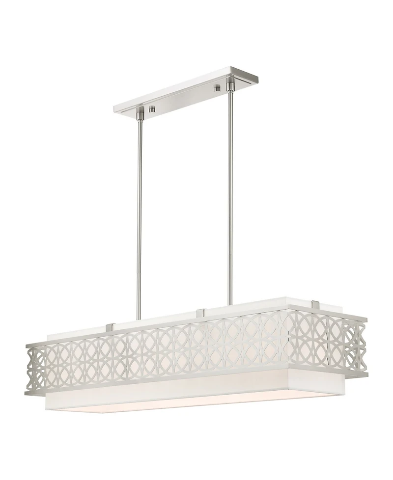 Calinda 6 Lights Linear Chandelier