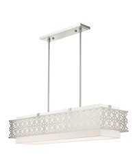 Calinda 6 Lights Linear Chandelier