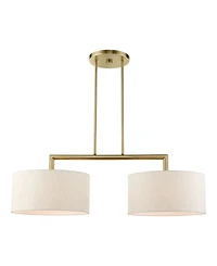 Meridian 2 Lights Linear Chandelier