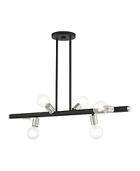 Bannister 6 Lights Linear Chandelier