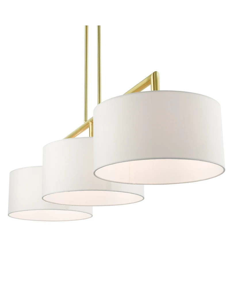 Meridian 3 Lights Linear Chandelier