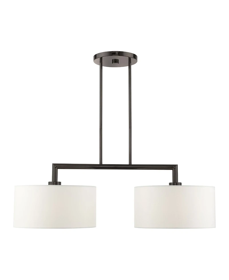 Meridian 2 Lights Linear Chandelier