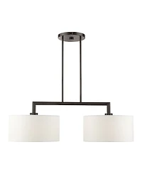 Meridian 2 Lights Linear Chandelier