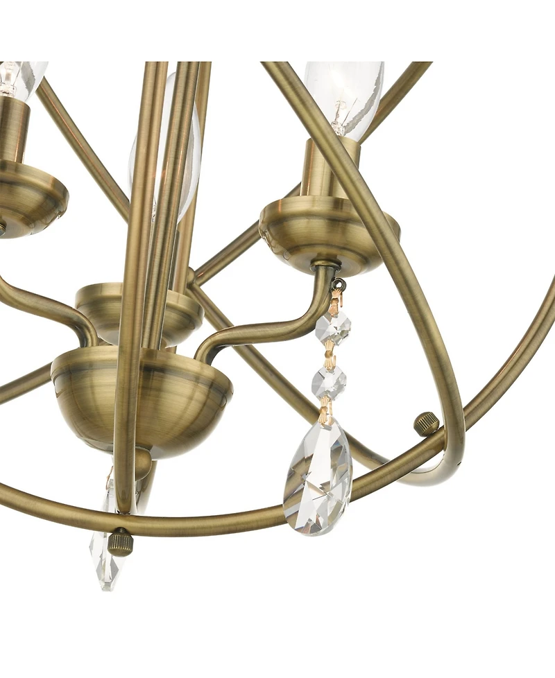 Aria 3 Lights Convertible Chandelier or Semi Flush