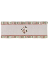 Avanti Butterfly Garden Cotton Bath Rug, 24" x 60"