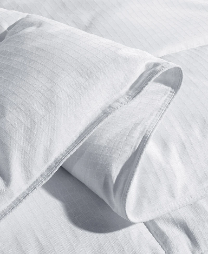 Unikome All Season Classic Grid Jacquard Down Alternative Comforter, King