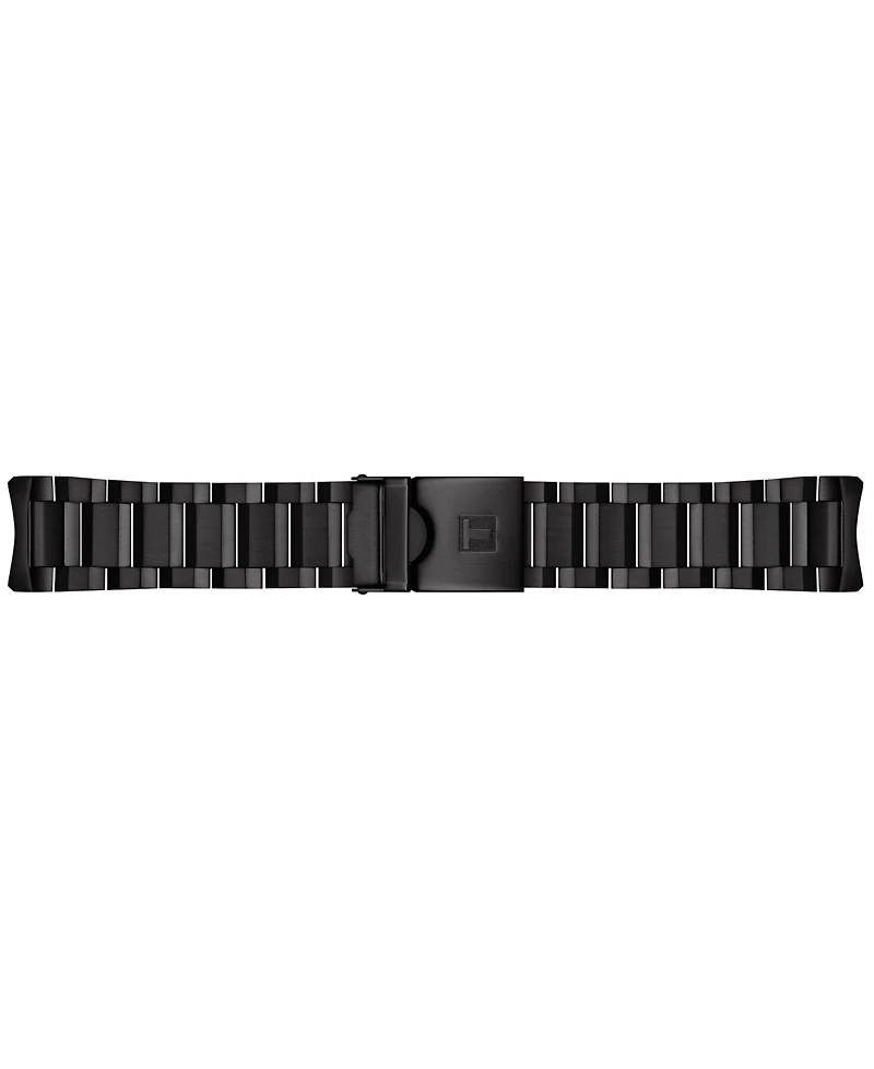 Tissot Men's Swiss Chronograph Supersport Black Stainless Steel Bracelet Watch 45.5mm
