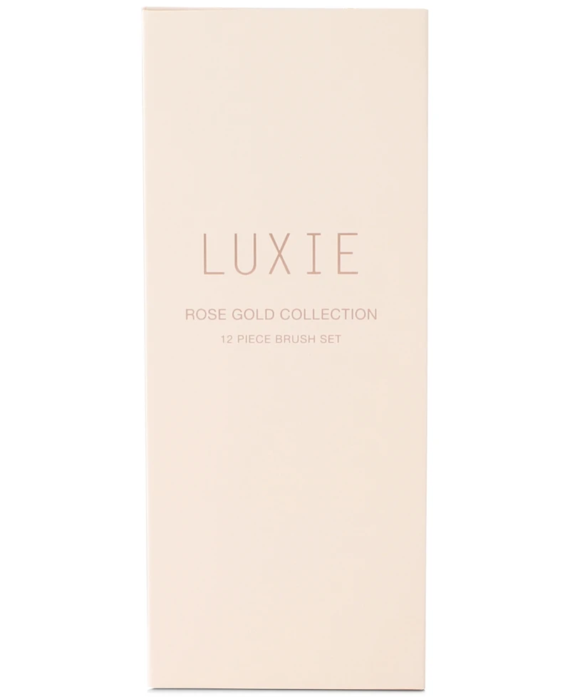 Luxie 12-Pc. Signature Rose Gold Makeup Brush Set